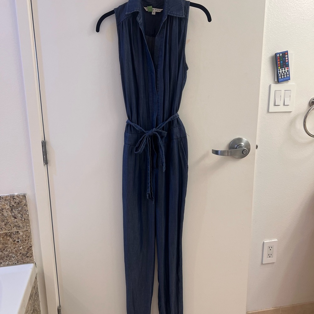 Trina Turk Navy Blue Jumpsuit